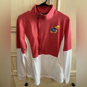 Adidas Womens Kansas Jayhawks Pullover